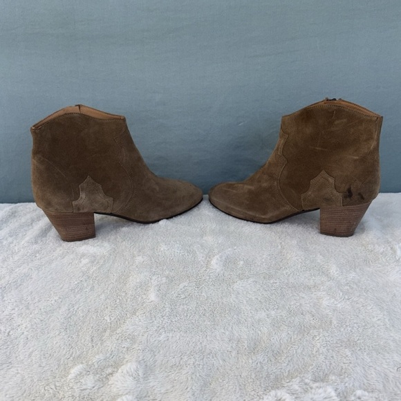 GUC Isabel Marant Brown Ankle Boots with Chunky Heel EU 41 - Picture 3 of 10